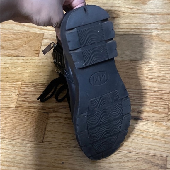 Black Studded Girl Boots - Picture 6 of 6